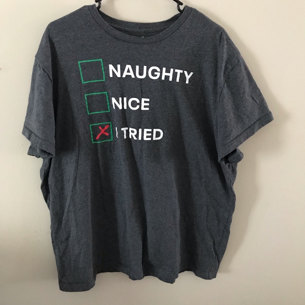 Funny Christmas T-Shirt 2XL- Large
